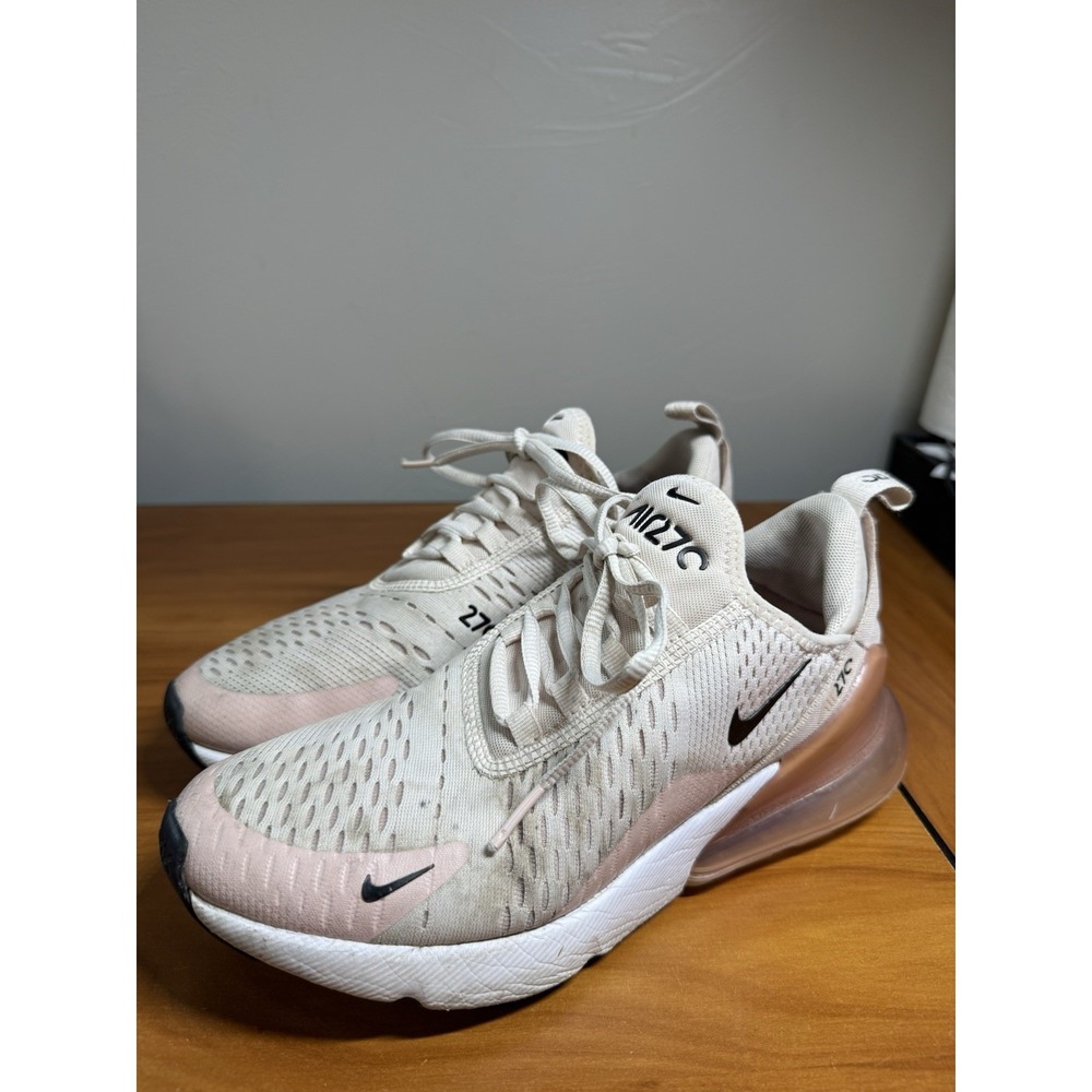 Nike Air Max 270 AH6789-604 Light Soft Pink Low Top Mesh Sneaker Women's 7 - Picture 1 of 9